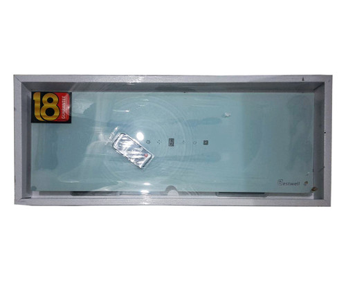 هود آشپزخانه مخفی توکار طرح کف شیشه سفید