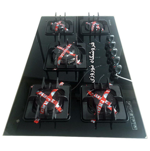 اجاق گاز صفحه ای 5 شعله شیشه ای مدل M6