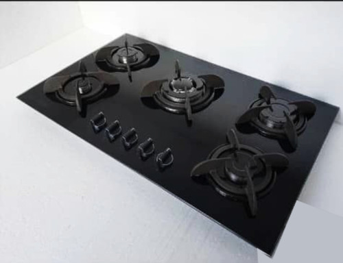 اجاق گاز صفحه ای 5 شعله شیشه ای مدل کنی برند افرا